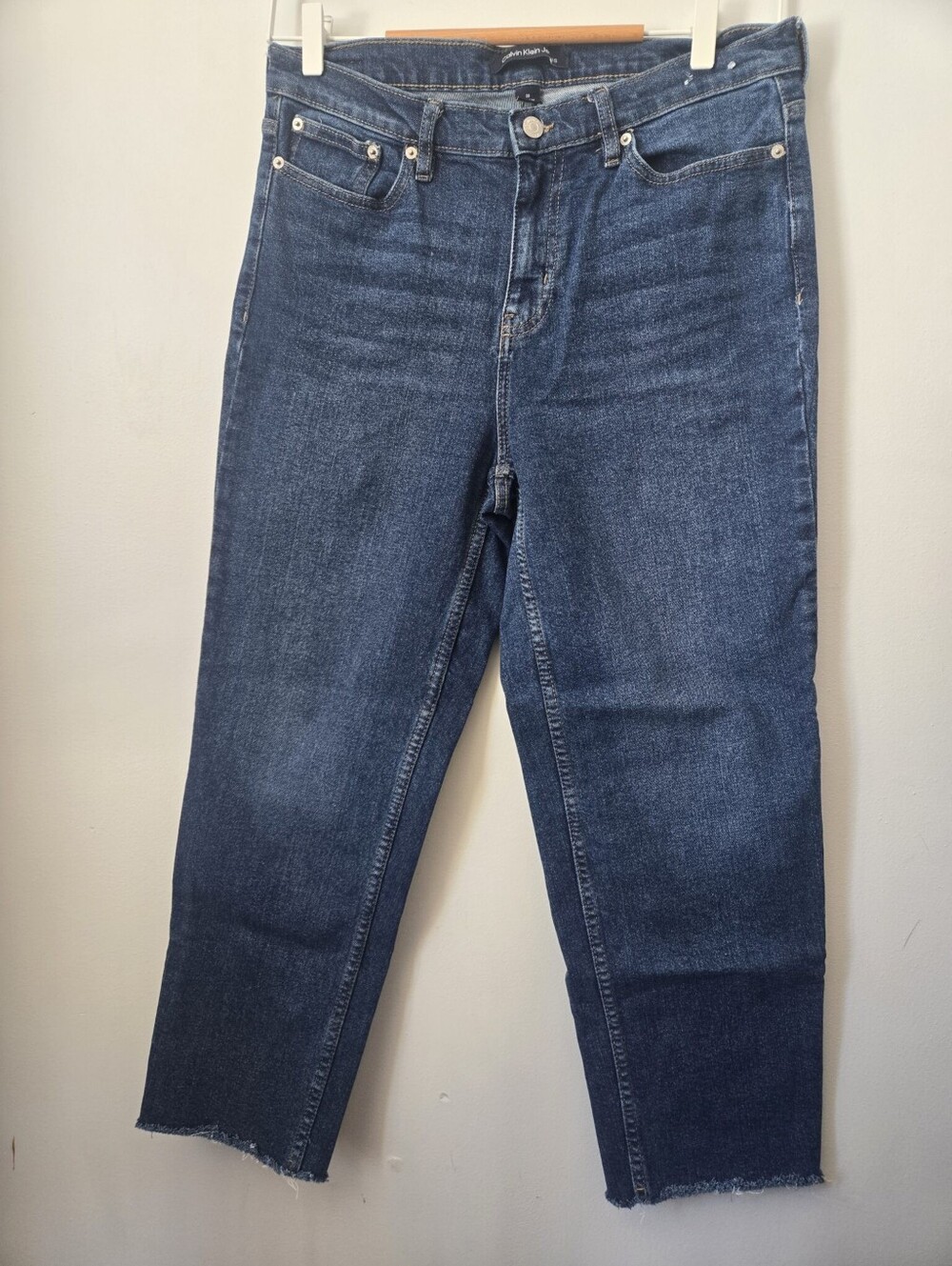 CALVIN KLEIN Classic High-Rise Women’s Jeans in Dark Blue